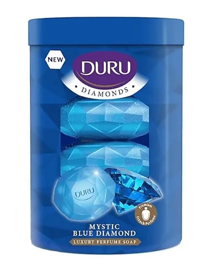 DURU Diamonds мыло туалетное таинственный сапфир 4*90г