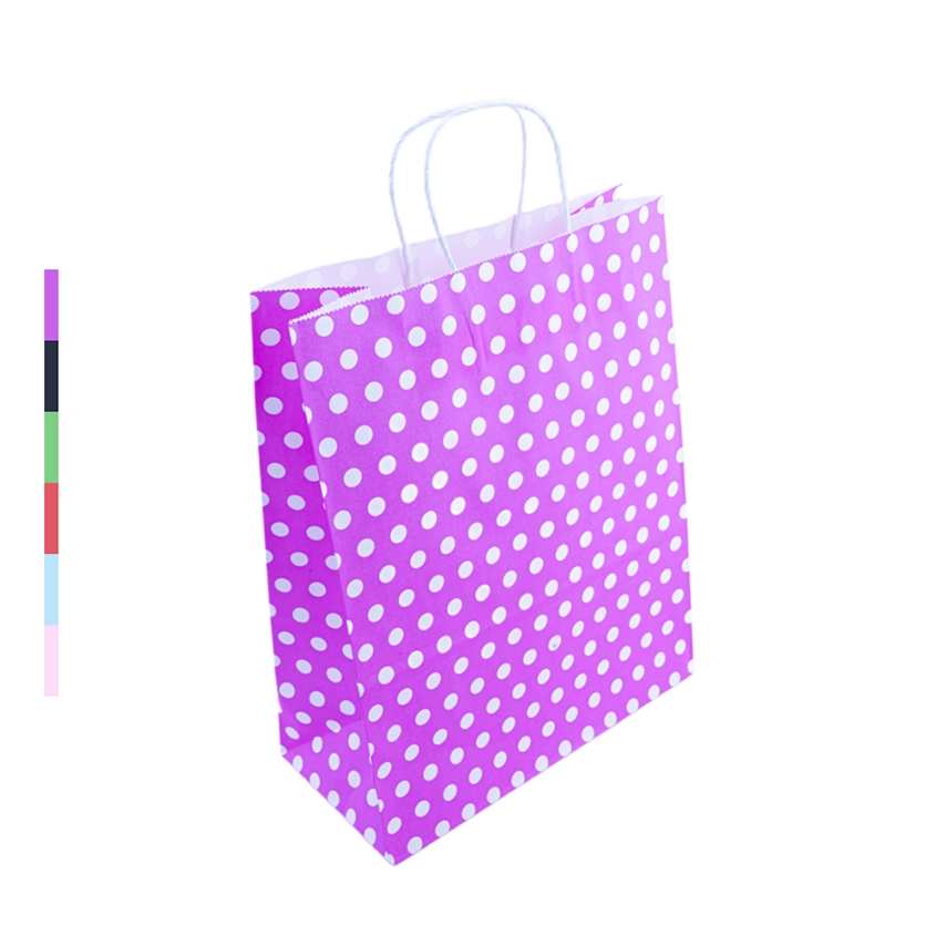 Пакет подарочный 26*33*12см горох EL231106289