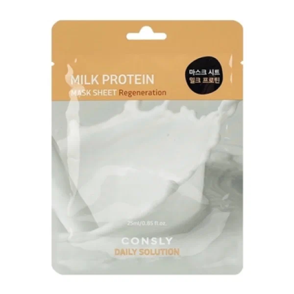 CONSLY Daily Solution маска тканевая с молочными протеинами 25мл