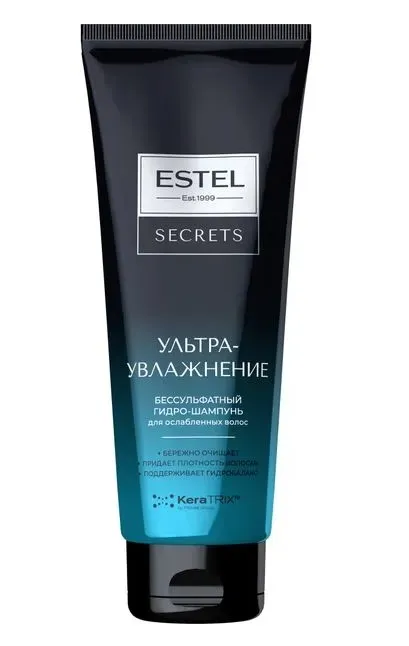 ESTEL Secrets шампунь д/ослабленных волос бессульфатный ультраувлажнение 250мл
