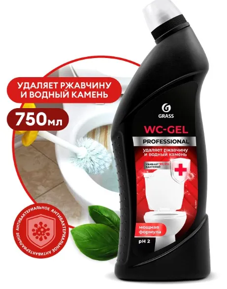 WC-GEL чистящее средство д/сан.узлов профессиональное 750мл