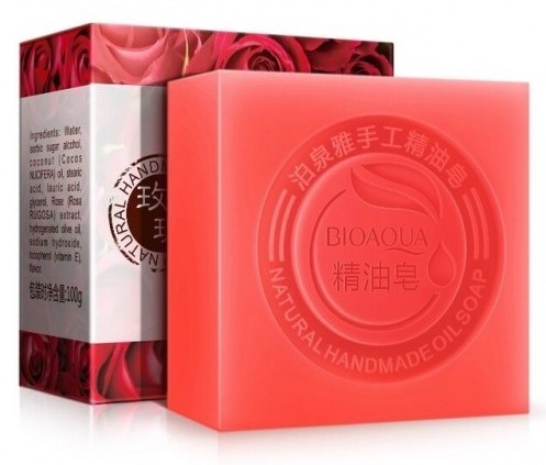 BIOAQUA мыло туалетное экстракт розы 100г