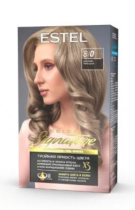 ESTEL Color signature краска д/волос стойкая крем-гель т.8/0 капучино