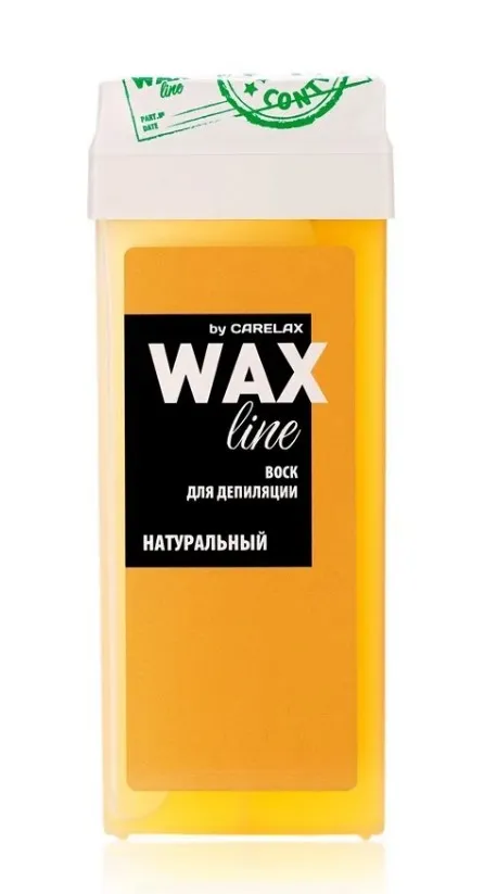 CARELAX воск картридж д/депиляции wax line натуральный 100мл