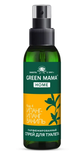 GREEN MAMA спрей д/туалета парфюмированный иланг-иланг и ваниль 100мл