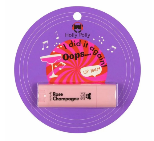 HOLLI POLLY бальзам д/губ oops!... I did it again! розовое шампанское 4,8г