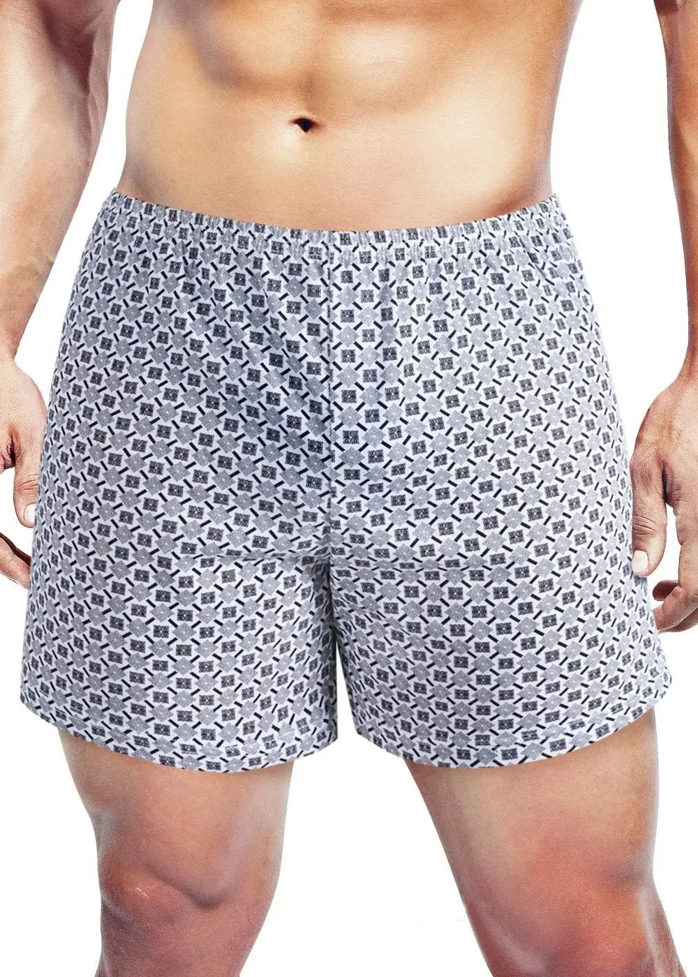 ЭЙС трусы мужские боксеры 600201 белый-черный р.50/XL