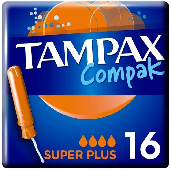 TAMPAX Сompak super plus тампоны 16шт TM 063/385/590_