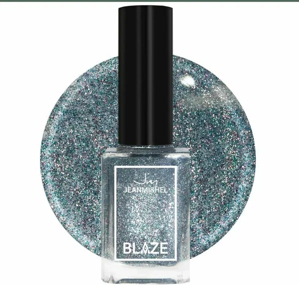 JEANMISHEL лак д/ногтей с блестками blaze тон 404 12мл