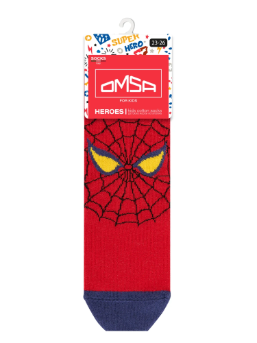 OMSA носки детские spiderboy/batboy 23Р61 grigio р.31-34