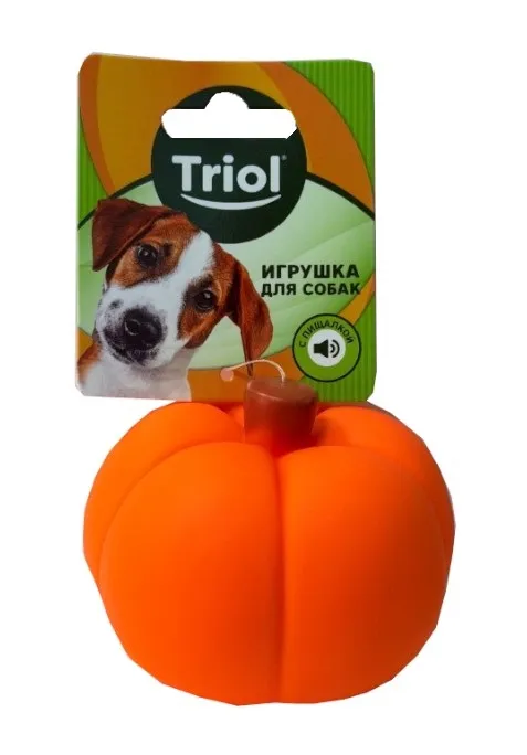 TRIOL игрушка д/собак тыква 8,5см