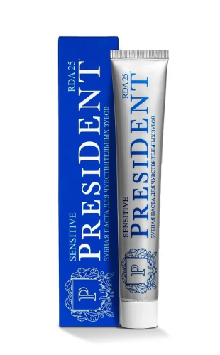 PRESIDENT паста зубная sensitive 25 RDA 75г