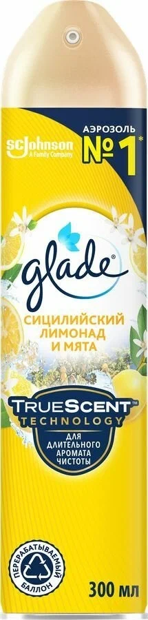 GLADE освежитель воздуха цитрусовый 300мл (12)