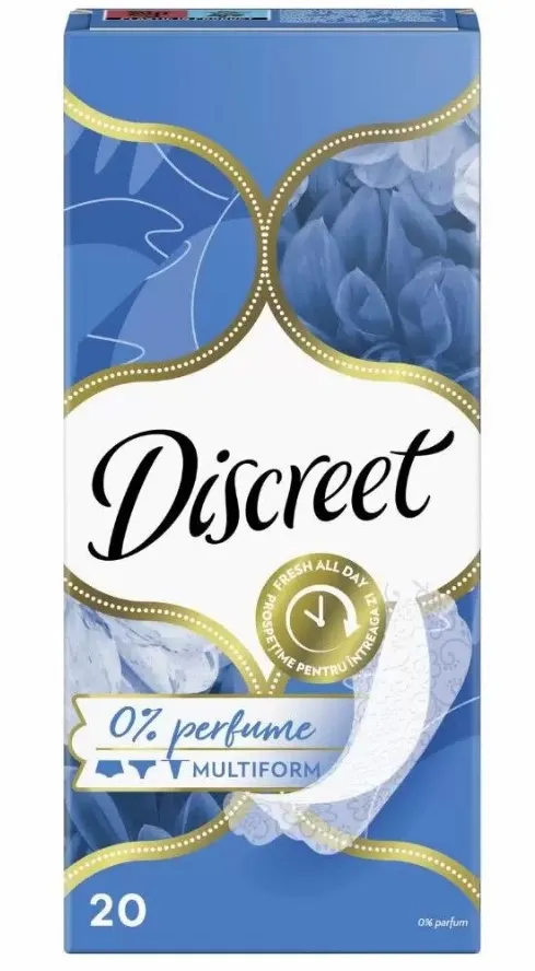 DISCREET прокладки ежедневные дышащие 20шт AD/010/039/664