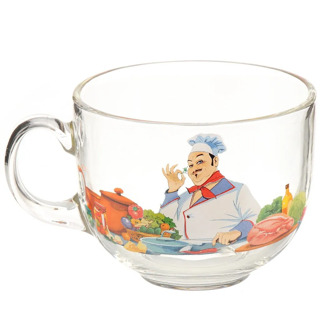 ДЕКОСТЕК кружка д/бульона 480мл 2027-Д шеф-повар