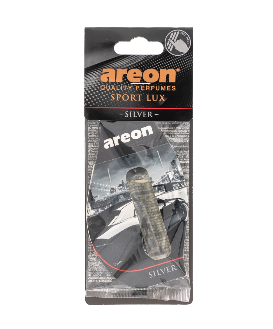 AREON Liquid Lux aроматизатор гелевый  silver 5мл 704-LX-02