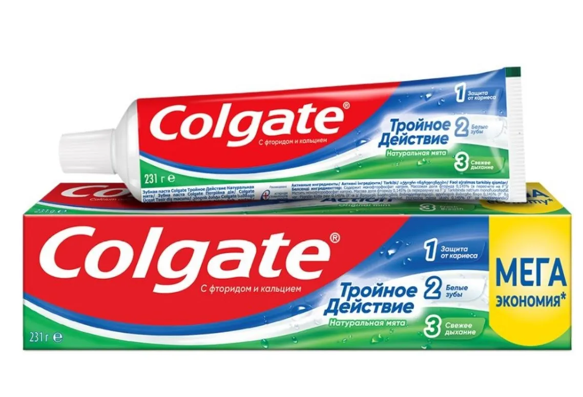 COLGATE паста зубная тройное действие 150мл FCN89284