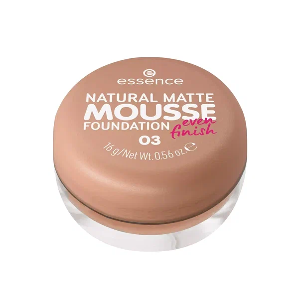 ESSENCE основа тональная мусс natural matte mousse foundation т.03