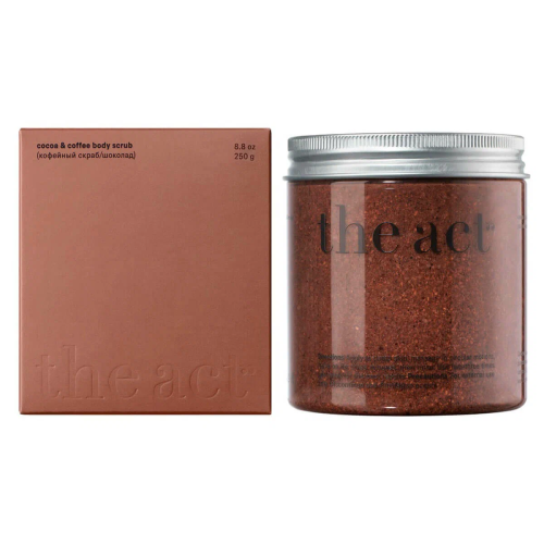 THE ACT скраб д/тела кофейный шоколад 300г