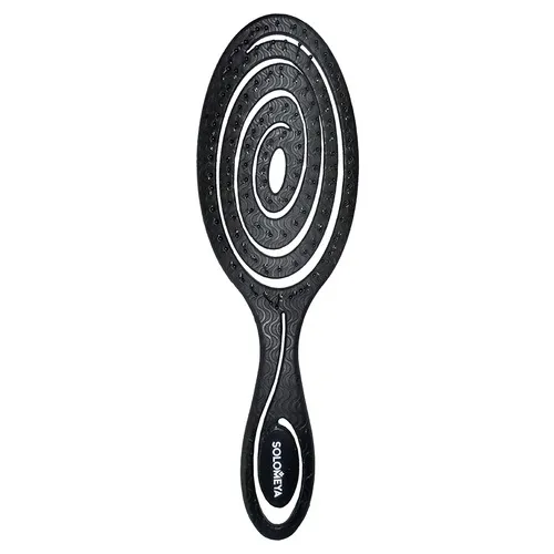 SOLOMEYA био-расческа д/волос подвижная черная