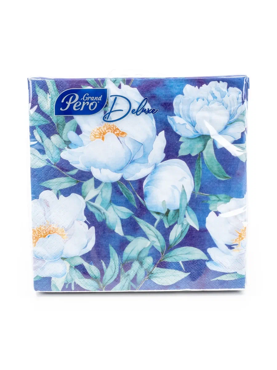 PERO Deluxe салфетки столовые цветочный сон 3сл 33*33см 20шт