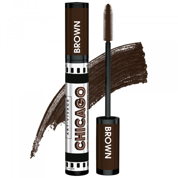 ART-VISAGE тушь д/ресниц объемная chicago dramatic чикаго т.коричневый
