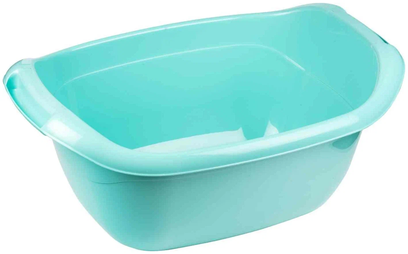 Таз 16л овальный аквамарин М2545/5