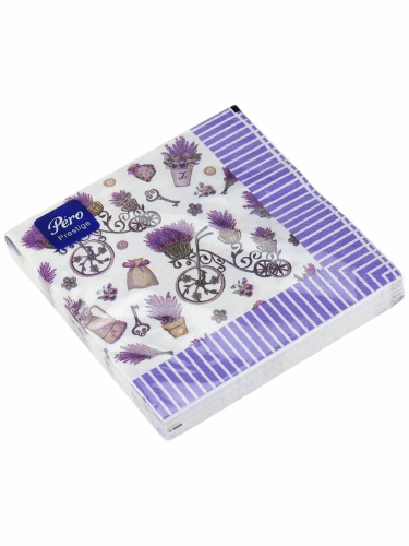 PERO Prestige салфетки столовые марсель 3сл. 33*33см 20шт                                          