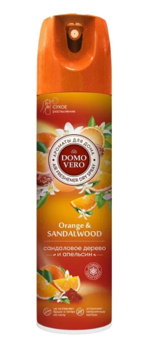 DOMOVERO освежитель воздуха сандаловое дерево и апельсин 250мл