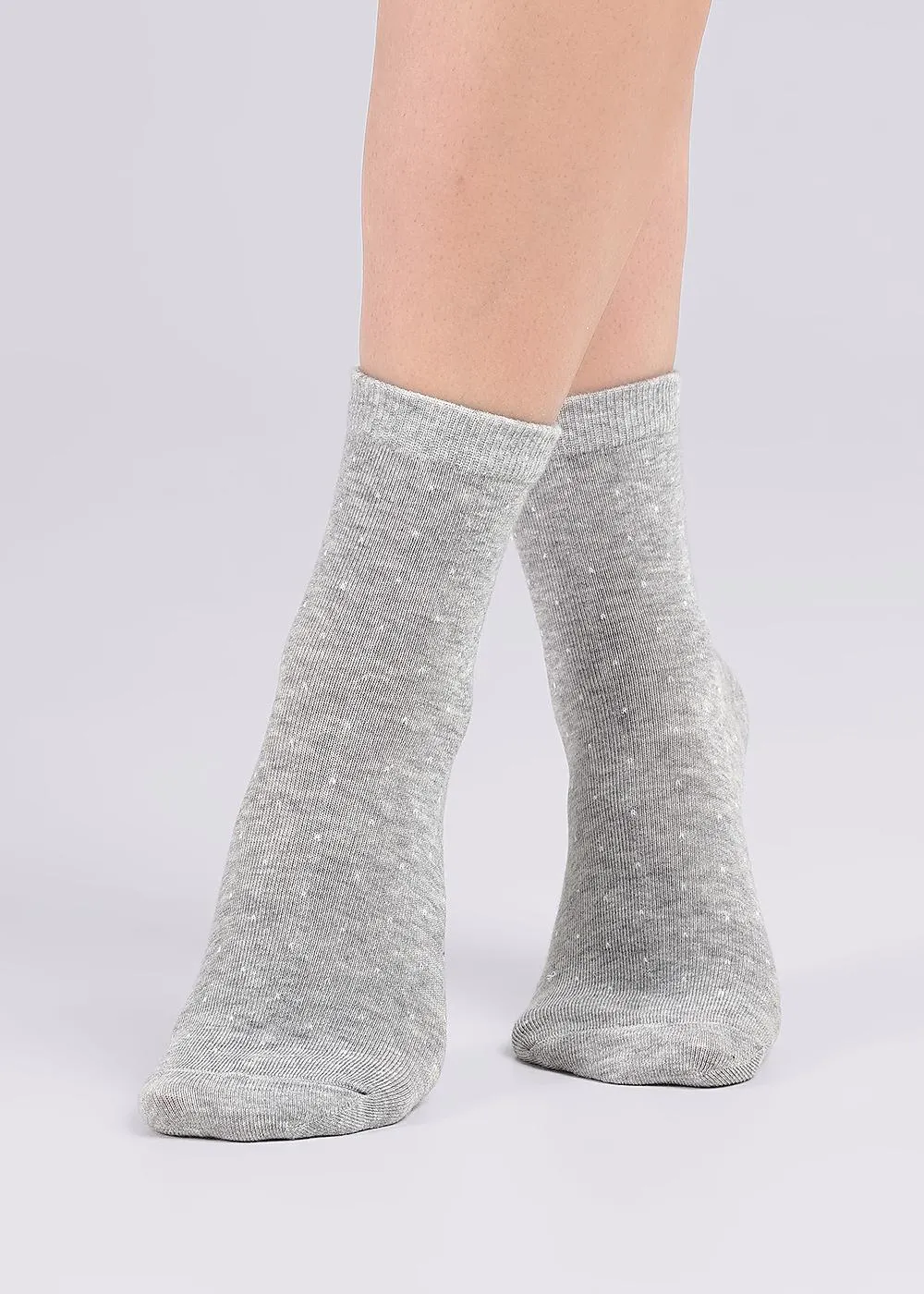 CLEVER носки женские market line L1002 меланж серый р.23