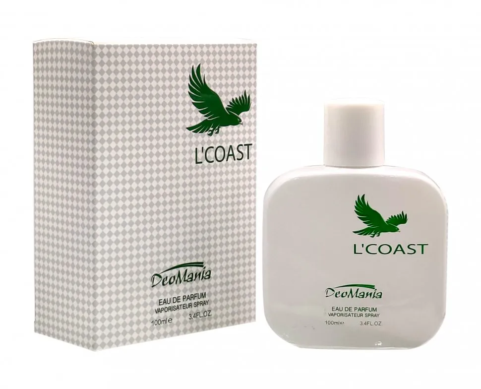 DEOMANIA парфюмерная вода д/мужчин l'coast 100мл