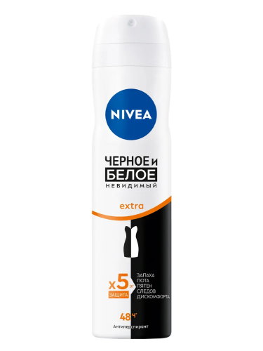 NIVEA антиперспирант жен. невидимый extra 150мл спрей 83486
