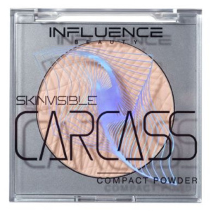 INFLUENCE BEAUTY пудра skinvisible carcass компактная легкая т.02