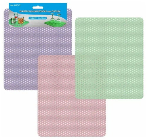 Коврик под посуду универсальный 31*26см FJ87-67