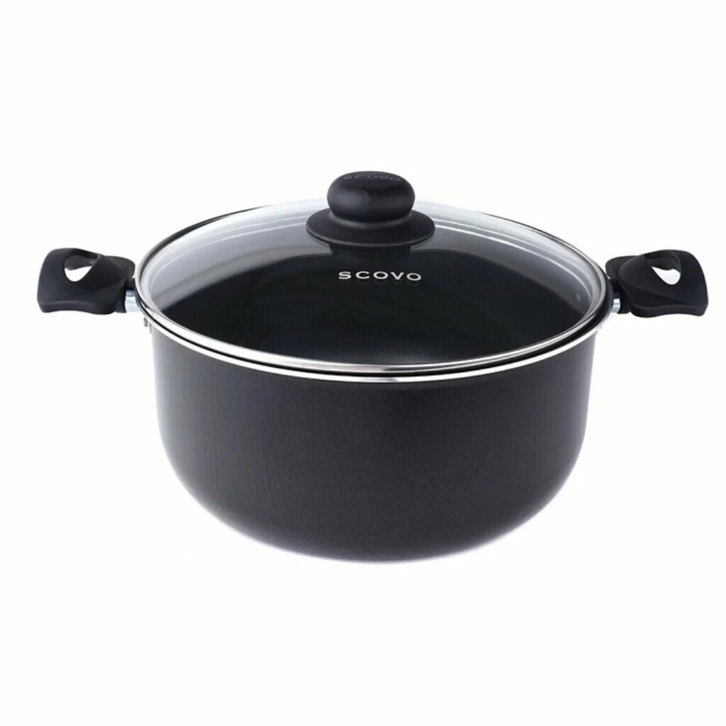 SCOVO Consul кастрюля со стеклянной крышкой 4,5л RC-026