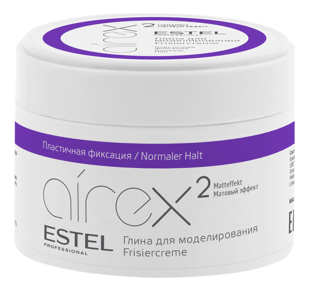 ESTEL AIREX глина д/моделирования волос с матовым эффектом 65мл