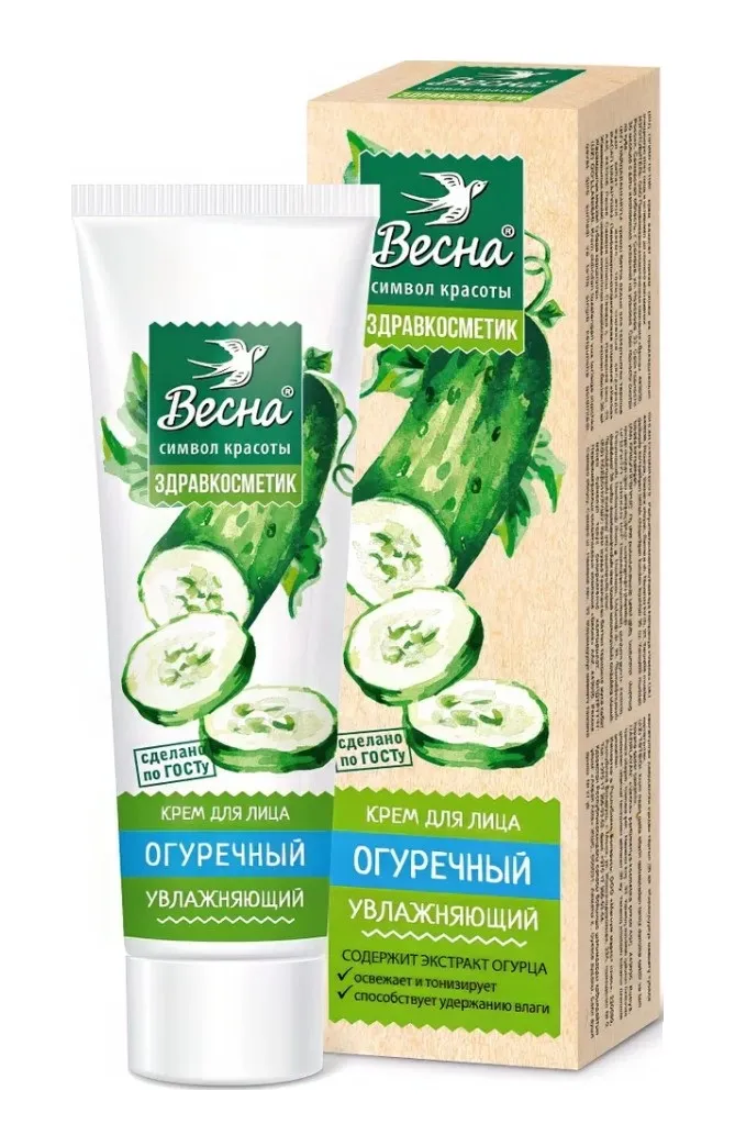 ВЕСНА крем д/лица огуречный увлажняющий 40мл