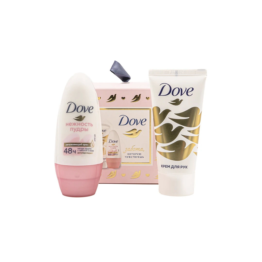 DOVE набор подарочный с любовью для вас: крем д/рук, антиперспирант