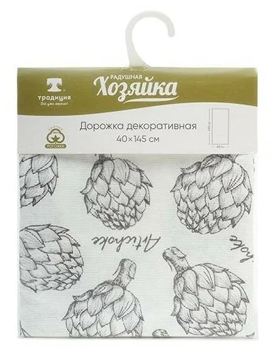 ТРАДИЦИЯ дорожка декоративная артишоки 40х145см