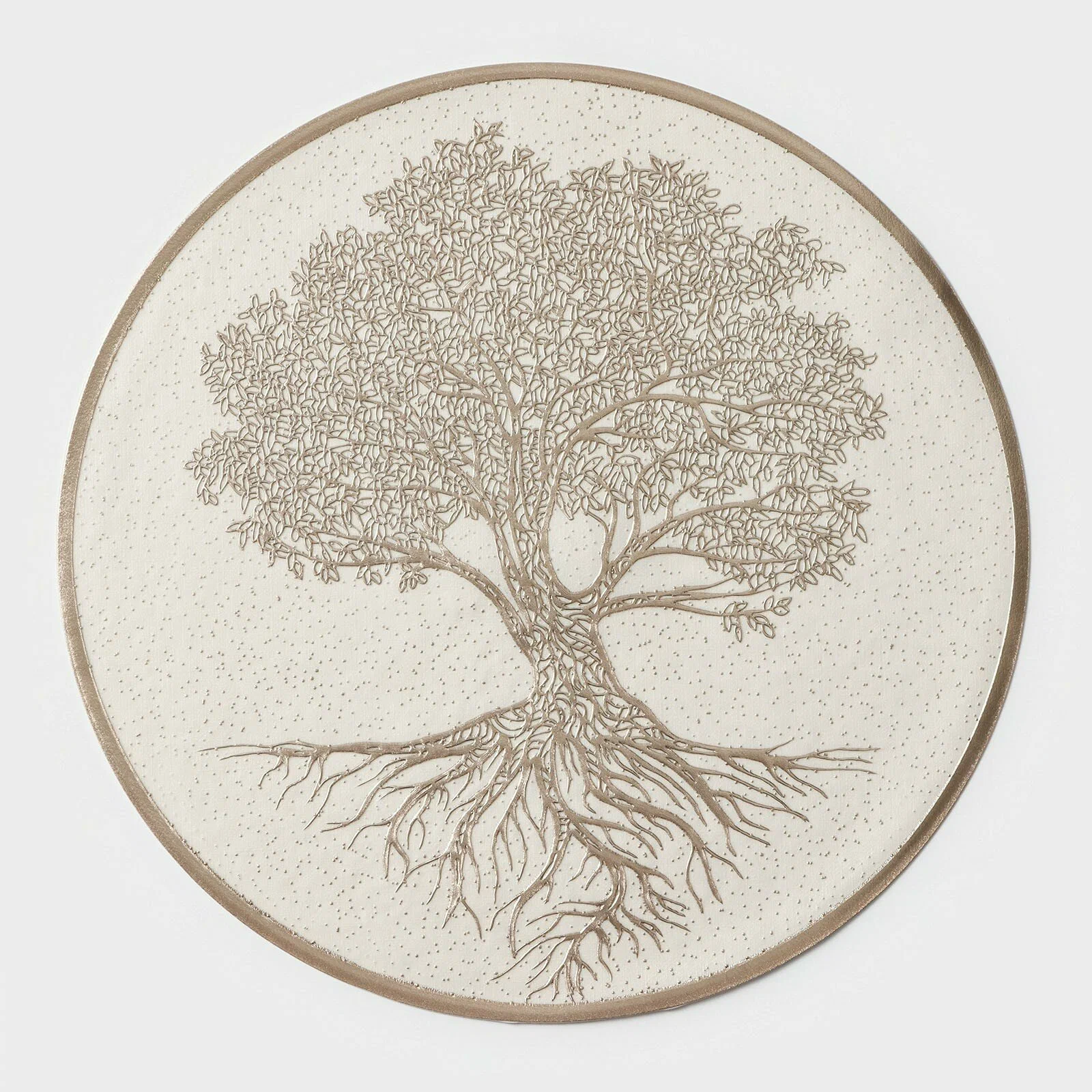 Набор салфеток сервировочных древо цв.бежевый 38см 2шт 9755305