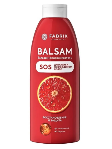 FABRIK COSMETOLOGY бальзам восстановление и защита д/сухих и поврежденных волос 500мл