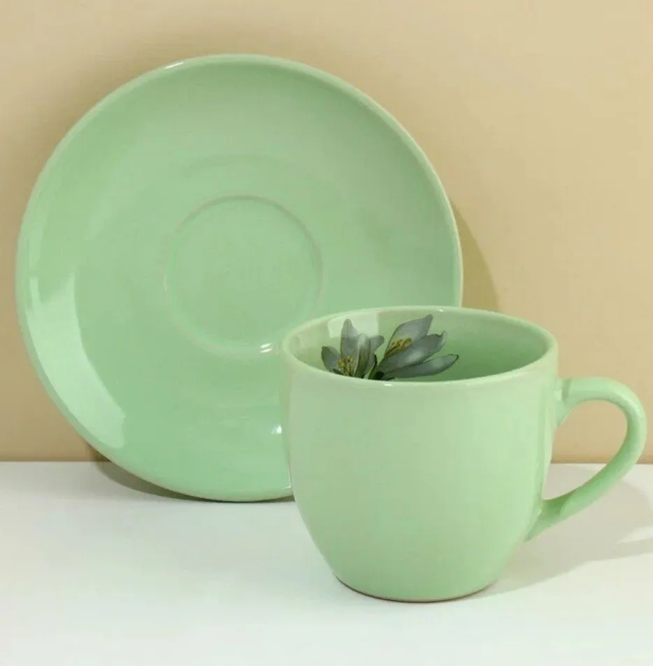 Чайная пара lemon flowers 200мл 9604646