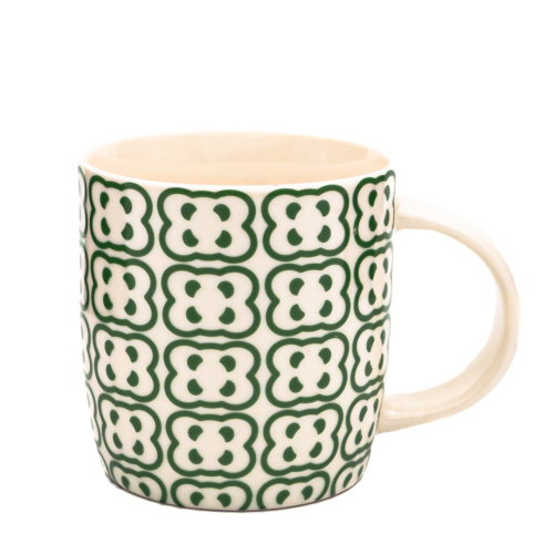 Кружка керамика животный принт черно-белая 350мл EA108