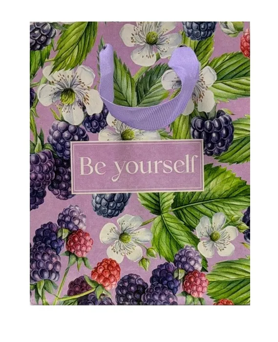 Пакет подарочный 12*15*6см будь собой 7569799