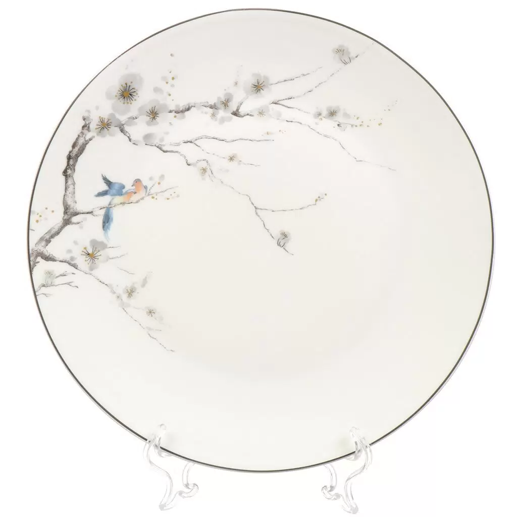 FIORETTA Springtime тарелка обеденная цв.белый фарфор 27см TDP630