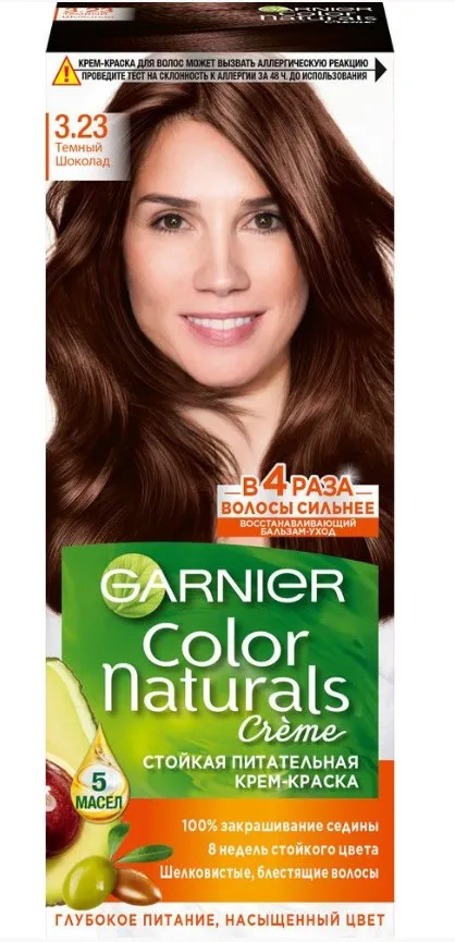 GARNIER COLOR NATURALS крем-краска д/волос т.323 т.шоколад
