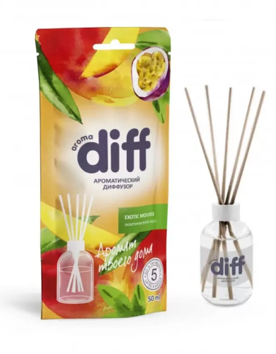 DIFF диффузор ароматический экзотический мусс 50мл