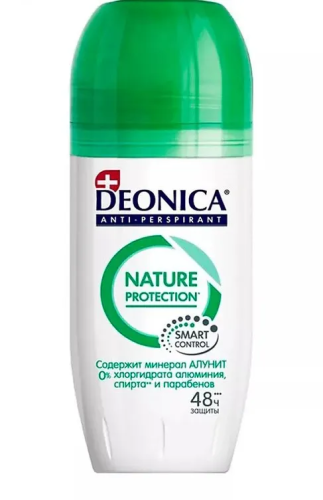 DEONICA антиперспирант жен. nature protection 50мл                                                 
