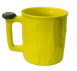Кружка керамика Гайка цв.желтый 400мл EA017 (12)
