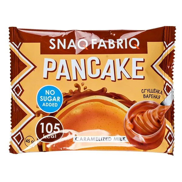 SNAQ FABRIQ панкейк с начинкой сгущенка вареная 45г/10